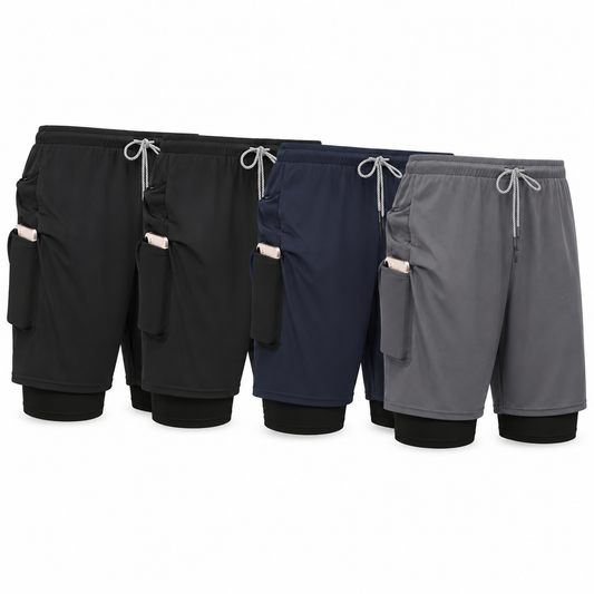 ATHERYN Dualrun Shorts – 4 Pack